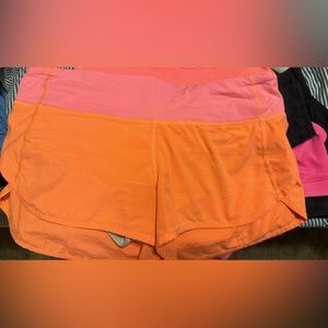 GUC LULULEMON SPEED SHORTS SIZE 6